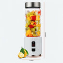 Usb Rechargeable Smoothie Blender 380Ml Glass Smoothie Blender Juicer Easy