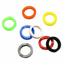 New Silicone Key Cap Covers Hollow Topper Keyring With Bly Braille Mutli-co X2E5