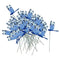 50pcs Beautiful Blue Dragonfly Stakes Garden Potted Plant Flower Pot Decor