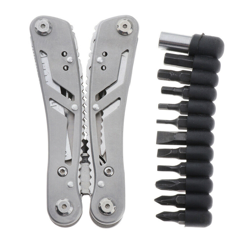 Multifunction Foldable Camping Emergency Tools Pliers  Screwdriver