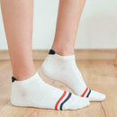 5X/set Fashion Women Men Soft Socks Casual Work Heart-shaped Cotton Soft So Q3N7