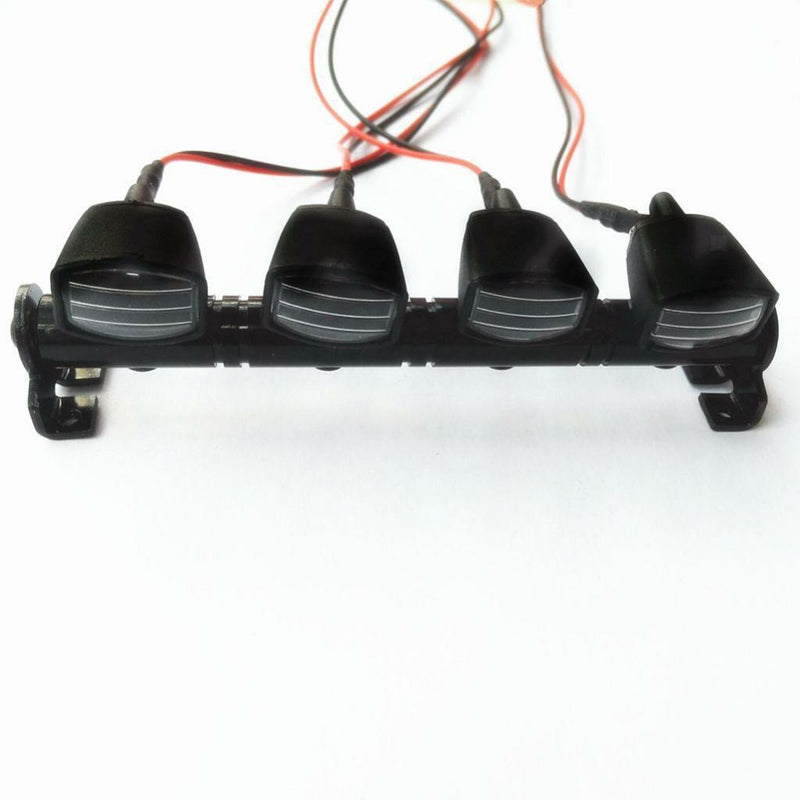Roof Lights 2White 2Red w/ Cover Lampshade for 1/10 RC Crawler   RC4WD