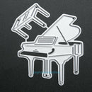 Piano Cutting Dies Stencil DIY Scrapbook Embossing Craft Paper Card Album Decor