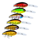 6pcs Wobbler Plastic Fishing Lure 115mm 17.5g Artificial Baits w/Steel Ball