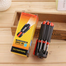 8 in 1 Multi Portable Screwdriver w/ LED Torch Tools Set Light Up Flas RGU