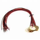 12Pcs 27mm Piezo Discs with Leads Mic Drum Trigger Acoustic Pickup CBG Guit X9N1