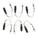 6pcs Offshore Fishing Adjustable Snap Release Clip for Planer Board, Weights