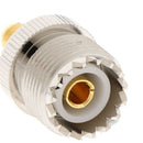 1Pc M Type Female SL16-K/SMA-K to SO-239 PL259 Female RF Adapter ConnectorA Gw