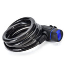 Key Locker Bike Cycling Bicycle Trolly  Motor Security Steel Wire Cable Lock OA