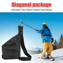 Men Linen Canvas Casual Chest Pack Sports Outdoor Crossbody Satchel Handbag