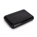 8x S D Micro Memory Card Storage Case Holder Hard Carrying Box Black Aluminum ^