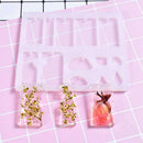 3 Pcs Silicone Casting Molds,Diy Jewelry Pendant Craft Making Moulds With H Y5M9
