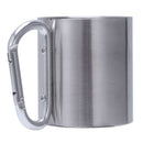 Stainless Steel Cup Coffee Cup Camping Outdoor Picnic Carabiner 220ML