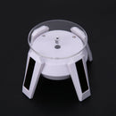 Solar Powered 360 Degree Jewelry Rotating Display Stand Turn Table LED Ligh