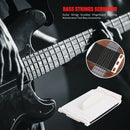 Guitar Strings Scrubber Fingerboard Cleaner for Electric Bass (White Black) A