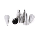 7X Leaves Nozzle Stainless Steel Icing Piping Nozzle Pastry Tips Pastry Tools OZ