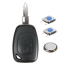 2 Button Remote Control Key Case Battery Replacement Kit For Vauxhall Vivar Z5U1