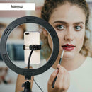 10" LED Selfie Ring Light with Tripod Stand Phone Holder For Live Makeup M8S4