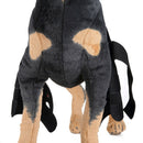 Dog Knee Joint Support Front Leg Compression Brace Protector Black - L