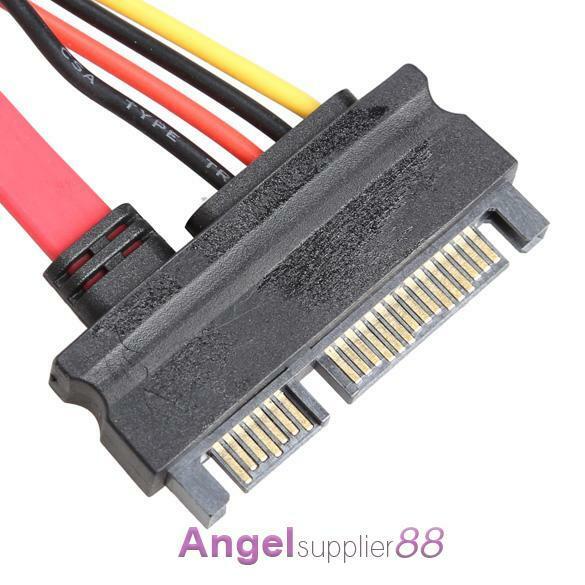 22 Pin Male to Female 7+15 pin SATA Data Power Combo Extension Cable 45CM
