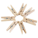 100PCS Clothes Photo Paper Peg Natural Wooden  Mini Clothespin Home Craft laps