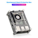 Acrylic Development Board Clear Case Box for Raspberry Pi 4B w/ Cooling Fan