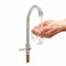 1/2" Kitchen Connect Basin Faucet Gooseneck Single Cold Water Tap Chrome Plated