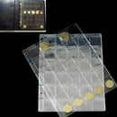 5 Pages 30 Pocket Classic Coin Holder Sheets Storage Collection Album Case New