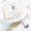 Waterproof Sealed Stainless Steel Shell Shaped Urn Pendant Ashes Container