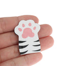 4pcs/Set Cat Paw Magnetic Bookmarks Books Marker of Page Stationery School