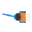 Automotive Toggle Switch 3 Pin ON-OFF with lamp DC 12V 20A, blue Q6S2