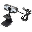 720P HD Webcam with Built-in MIC Plug n Play 360 Degree for Laptop Computer
