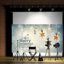 Christmas Background Cloth Stars Style Photo Studio Fabric Party Home Decor