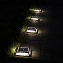 Waterproof 12 LED Solar Lawn Lamp Garden Yard Fence Path Street Night Light