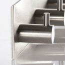 Self Adhesive Bathroom Wall Door Towel Stainless Steel Hanging Hook Silv HAM