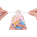 100pcs Luxury Organza Gift Bags Wedding Party Favor Jewelly Bead Packing Pouches