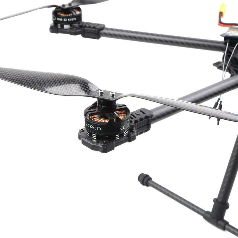 2pcs 1 Pair 1365 13X6.5 Black Carbon fiber Propeller CW/CCW Props for QuadCoptor