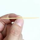 1000pcs Party Toothpick Restaurant Stick Bamboo Double Head Cylindrical Boxed