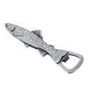 2Pcs Stainless Steel Trout Fish Bottle Opener Fridge Magnet, Bar Accessory