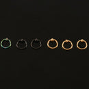 6 lot Captive Bead Rings Hoops BCR Thickness:16gauge (1.2mm) X 5/16"(8mm) N2F7