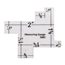 1pc 2"Plastic sewing measuring gauge quilting measurement for patchwork ruler SP
