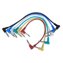6Pieces Guitar Patch Cable for Electric Guitar Effect Pedal Electric Guitar