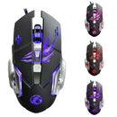 Apedra A8 USB Wired Gaming Mouse 6 Buttons 3200DPI RGB Optical Game Mice