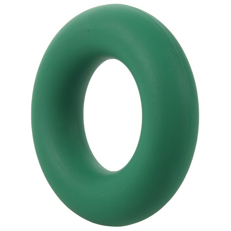 1 x O Shape Grip Hand Finger Forearm Strength Trainer Exerciser Gym, Green(