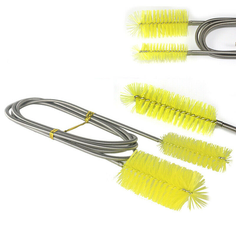 155cm Aquarium Fish Tank Double Head Cleaner Brush Tube Pipe Hose Pump  TGD