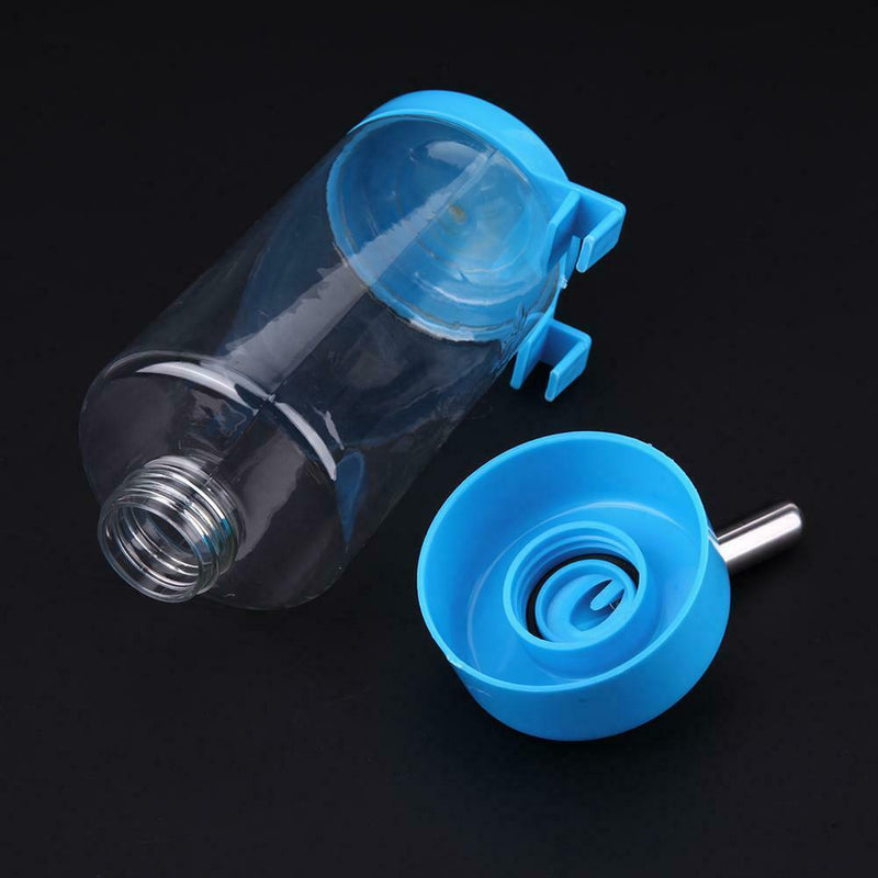 300ML Pet Drinking Hanging Water Bottles Portable Drinker Bottle(Blue)