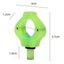 2 PCS Luminous Carp Fishing Rod Rest Gripper for Rod Pod Holder with Magic MV6A9