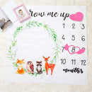 3pcs/Set Baby Growth Photo Frame Newborn Milestone Party Photography Props