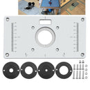 Woodworking Benches Router Table Plate Aluminum Router Table Insert PS Ew