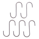 5pcs S-Shaped Hooks Hanging Hanger Storage Holders Anti-Rust Metal Hook Pg